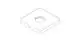 DORNBRACHT-Rosette-ERSATZTEILE-092771012-78-x-78-x-9-mm-Platin-gebuerstet-092771012-06 gallery number 1